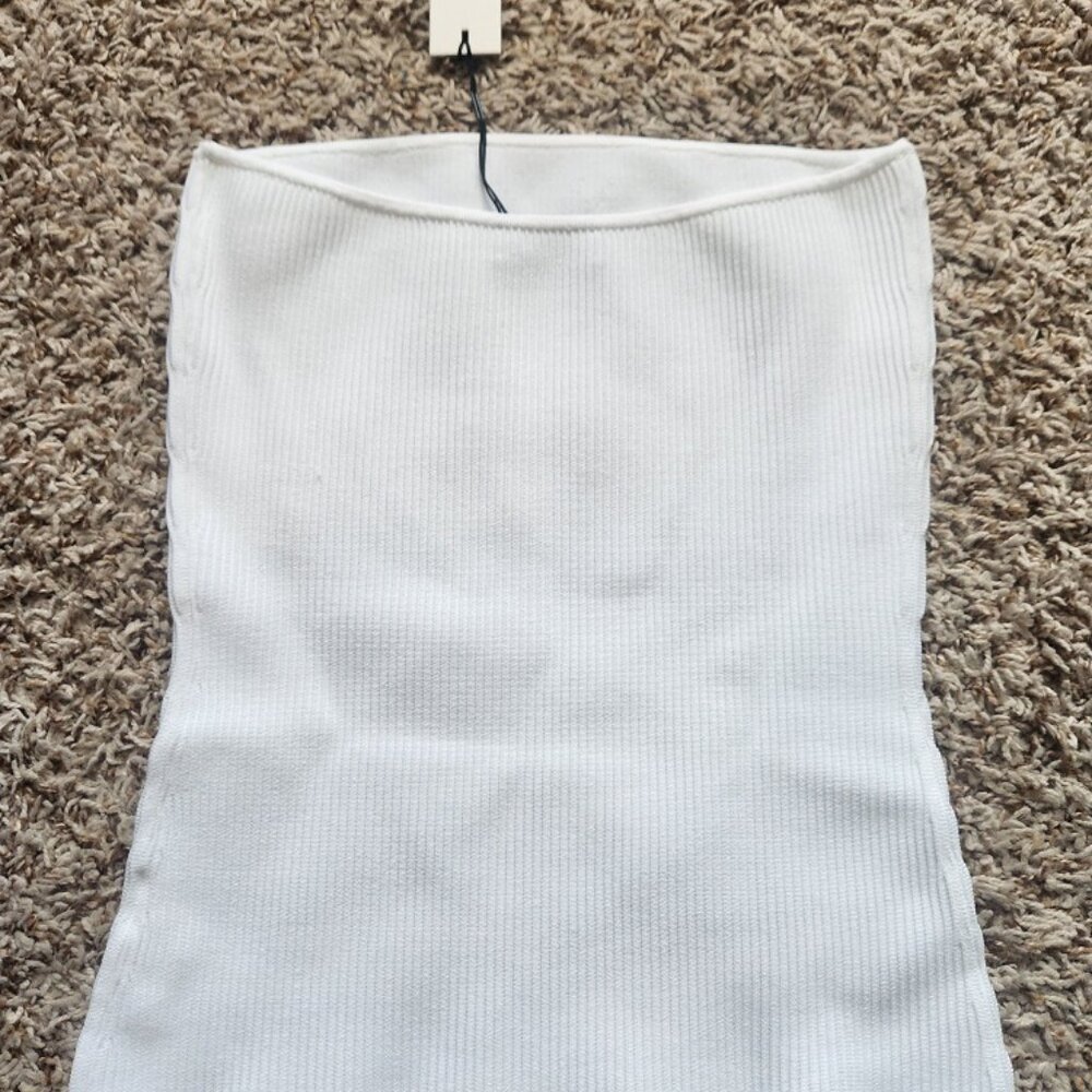 Sculpt Knit Tube Top Rib-knit tube top